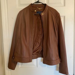 Women’s XXL COLE HAAN LEATHER JACKET